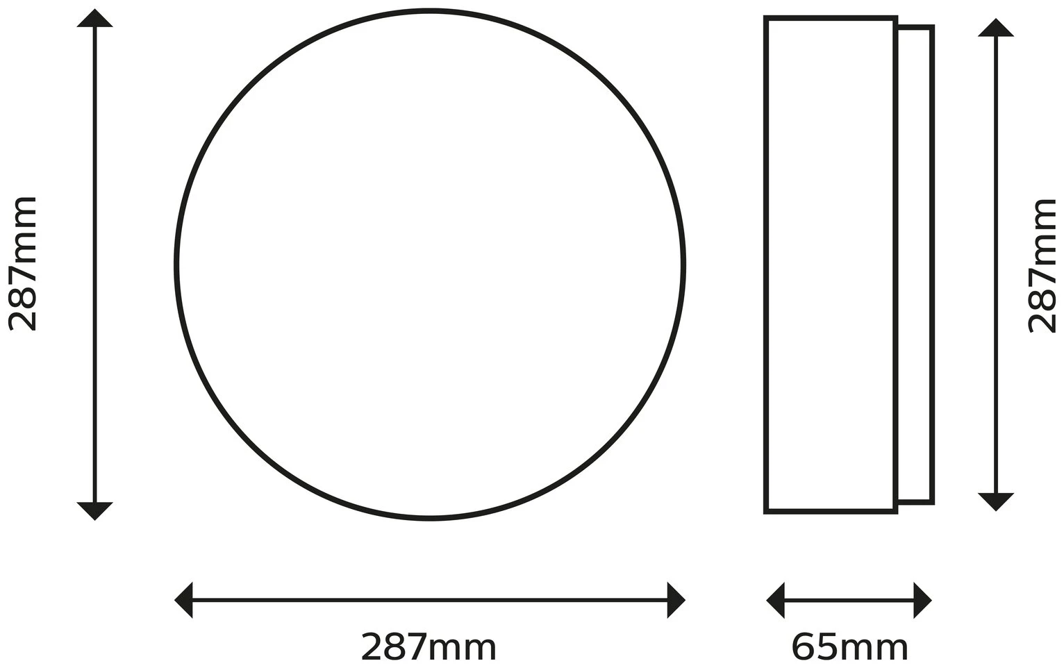 Philips Spray Bathroom Luminaire Flush To Ceiling Light - Image 4