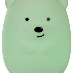 Glow Kids Bear Silicone Night Table Light - Multicoloured