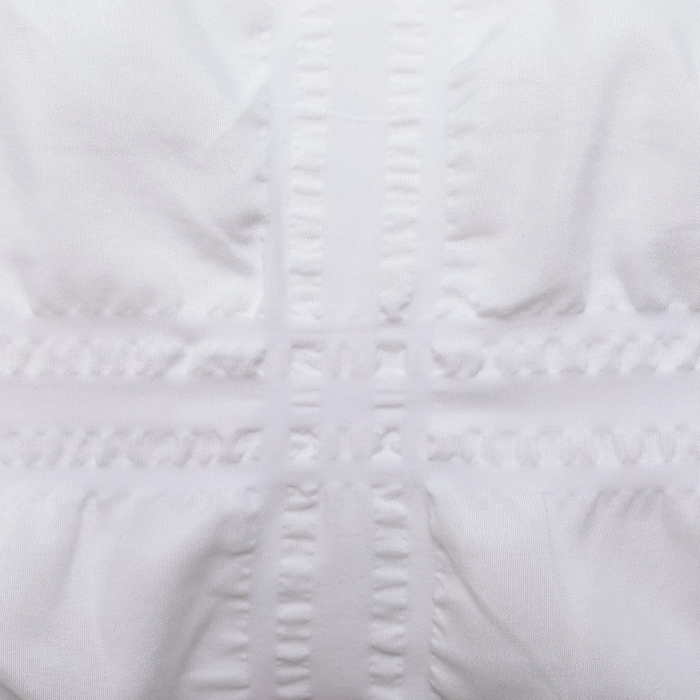 Habitat Seersucker Square White Bedding Set - Single - Image 2