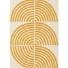 Habitat Global Print Flatweave Rug - 120X170cm - Yellow