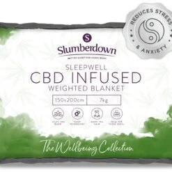 Slumberdown Wellbeing CBD Weighted Blanket - 7kg