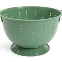 Habitat Enamel And Wood Colander