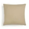 Habitat Textured Plain Cushion - Cream - 50x50cm