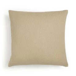 Habitat Textured Plain Cushion - Cream - 50x50cm