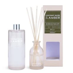 Habitat 90ml Diffuser & 180ml Refill - Coconut Water & Amber