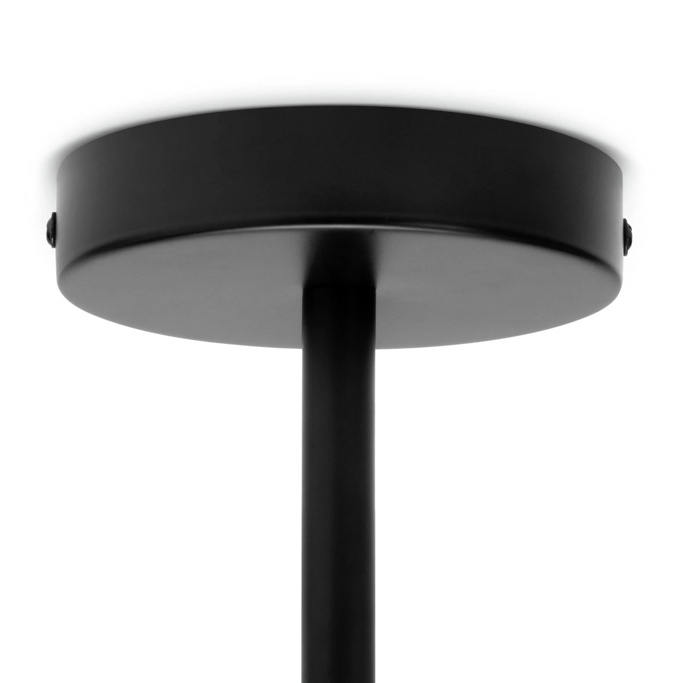 Habitat Opal Metal Bathroom Flush Ceiling Light - Black - Image 5