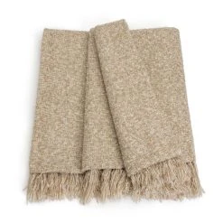Habitat Boucle Throw - Neutral -125x150cm