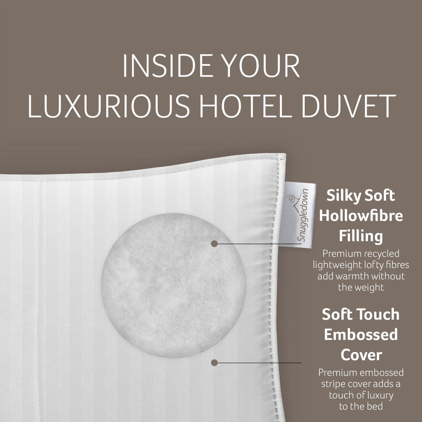 Snuggledown Luxurious Hotel 10.5 Tog Duvet - Single - Image 3