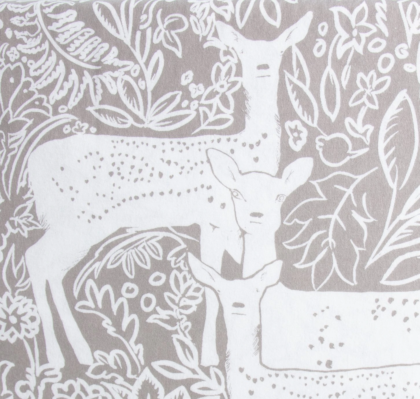 Habitat Brushed Cotton Deer Print Grey Bedding Set - Single - Image 2