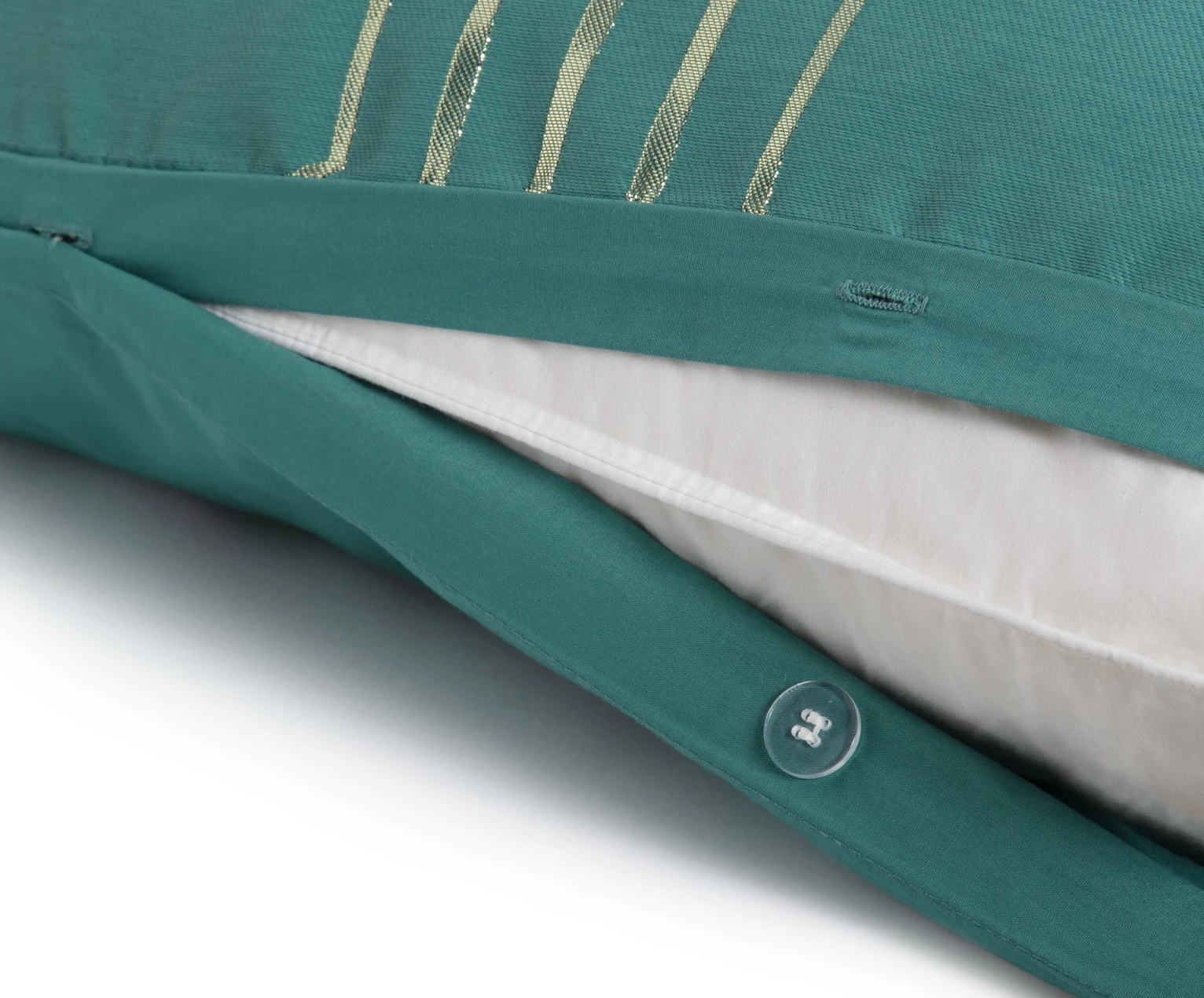 Habitat Geo Jacquard Teal Bedding Set - Double - Image 5