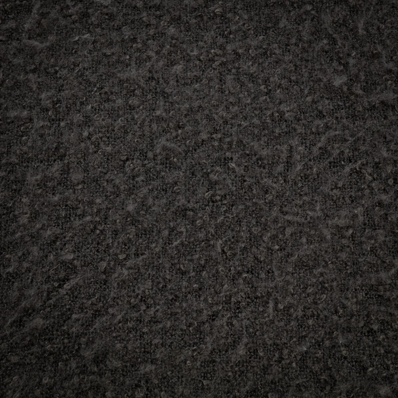 Habitat Faux Mohair Throw - Charcoal - 125X150cm - Image 3