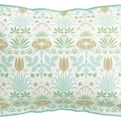 V/A V&A Cotton 200 TC Voysey Anselm Pillowcase - Aqua