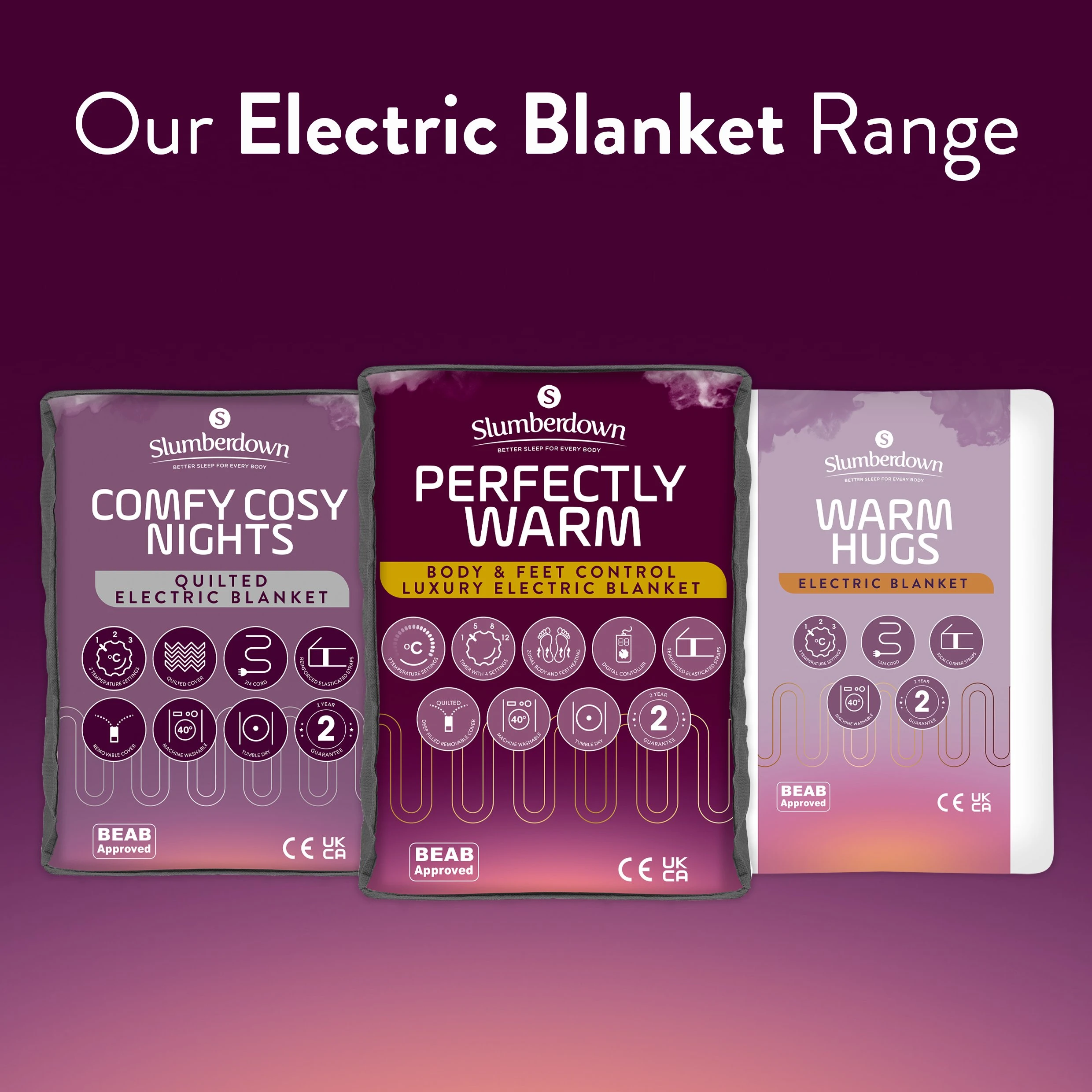 Slumberdown Comfy Cosy Nights Electric Blanket-King - Image 22