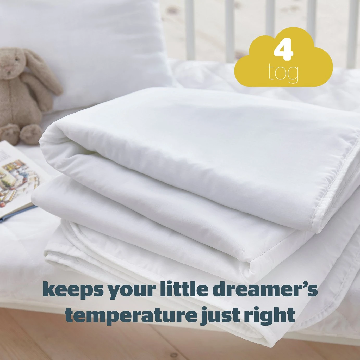 Silentnight Safe Nights Anti Allergy Duvet & Pillow -Cot Bed - Image 6