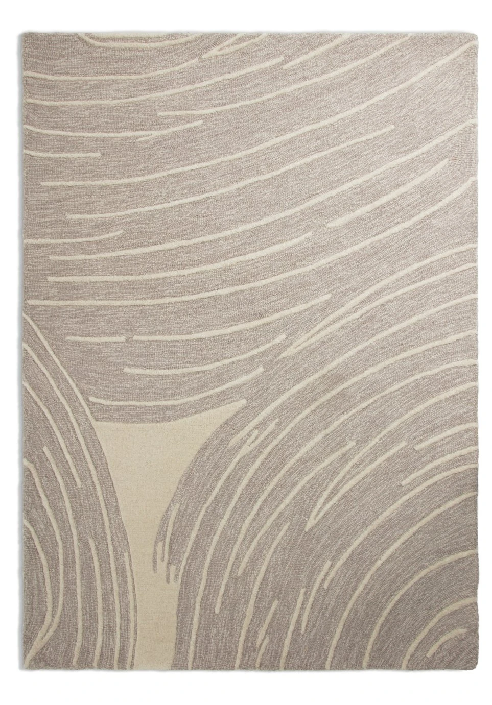 Habitat Hand Tufted Wool & Cotton Rug - Natural -120X170cm