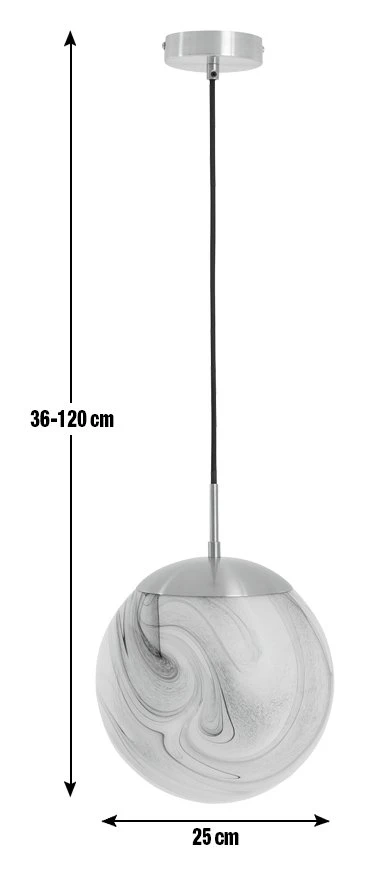 Habitat Tires Alabaster Ceiling Pendant Light -Brushed Brass - Image 6