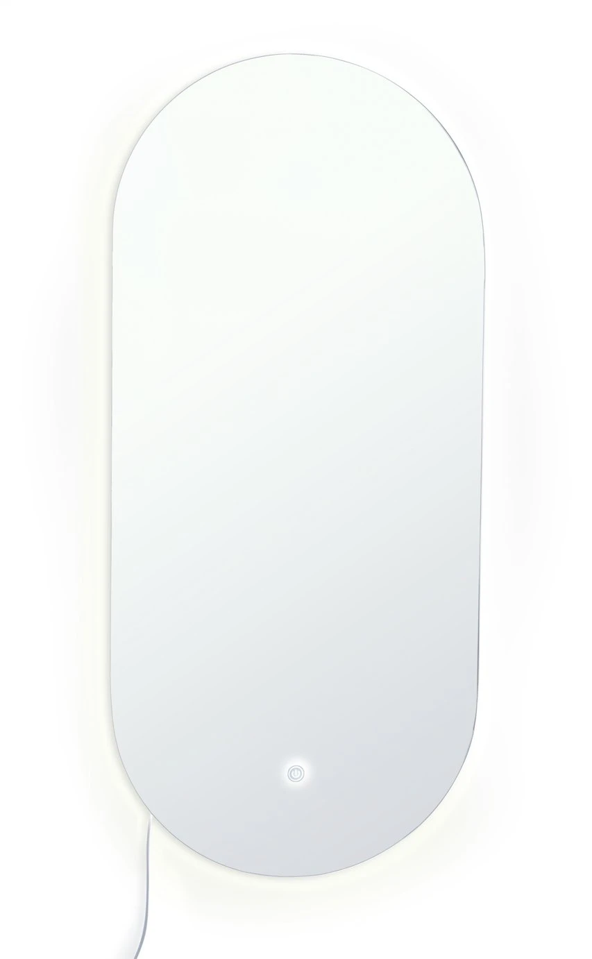 Habitat Large Vertical Backlight LED Mirror - White