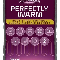 Slumberdown Perfeclty Warm Luxury Electric Blanket-Superking