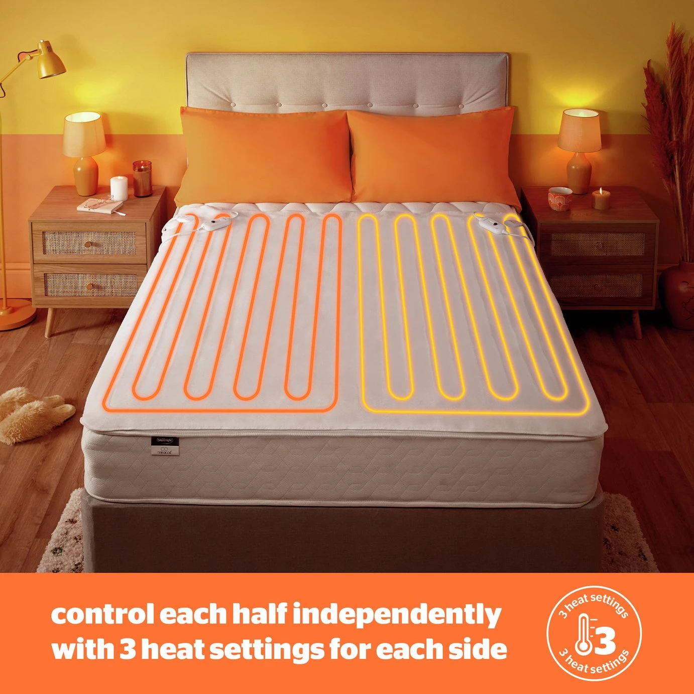 Silentnight Comfort Dual Control Electric Underblanket -King - Image 3