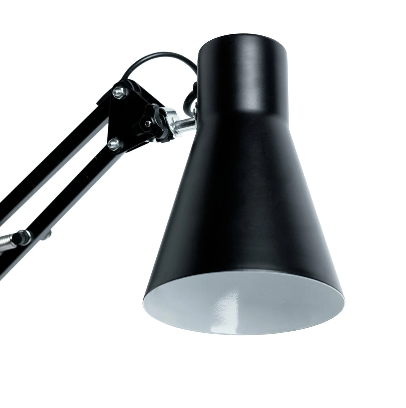 Habitat Swing Arm Desk Lamp - Matt Black - Image 5