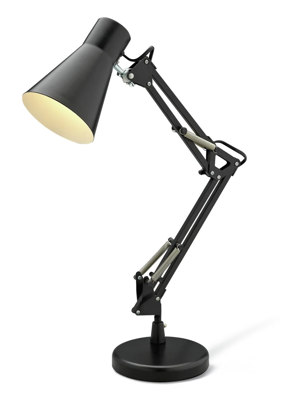 Habitat Swing Arm Desk Lamp - Matt Black - Image 8