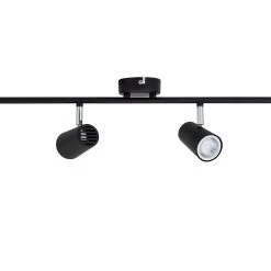 Habitat 4 Light Spotlight Bar - Matt Black