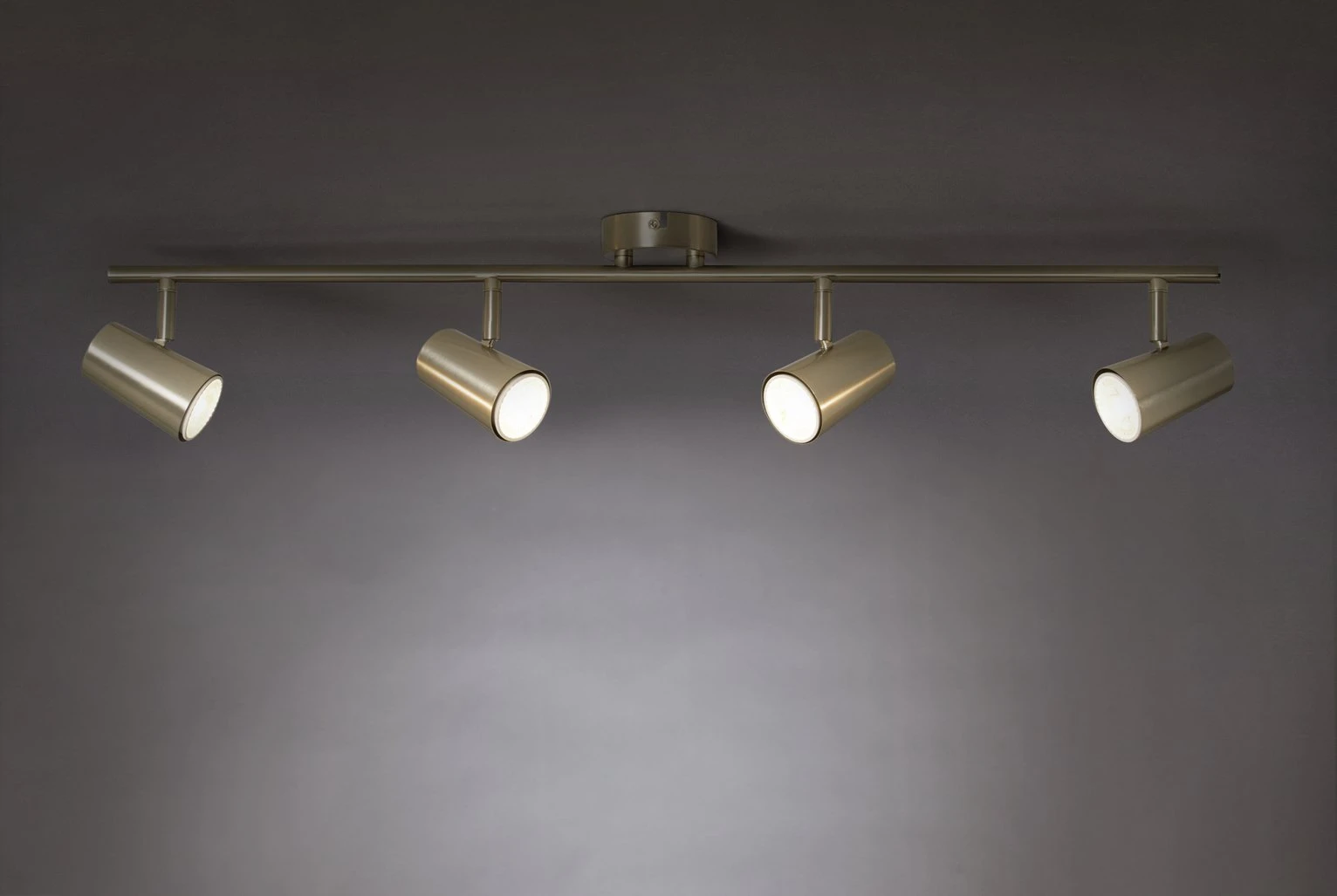 Habitat Brushed Chrome 4 Light Spotlight Bar - Image 3