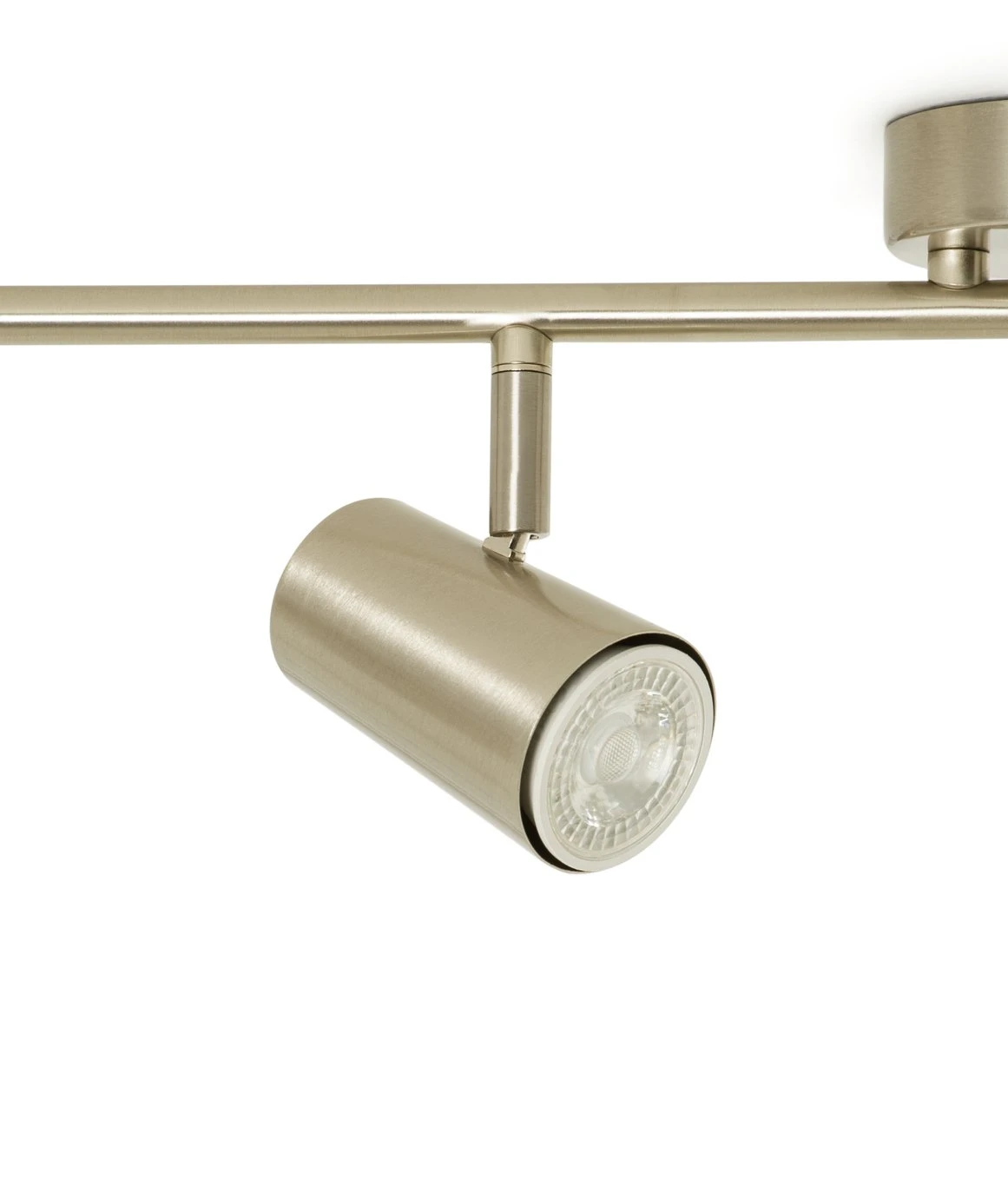 Habitat Brushed Chrome 4 Light Spotlight Bar - Image 4