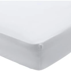 Habitat Egyptian Cotton 400TC White Fitted Sheet - Single
