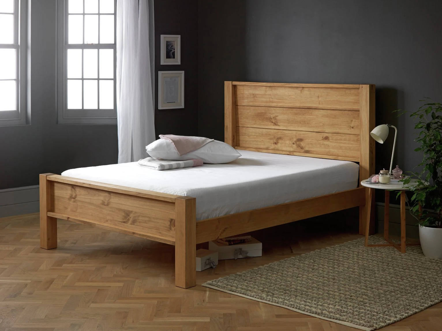 Habitat Egyptian Cotton 400TC White Fitted Sheet - Single - Image 2