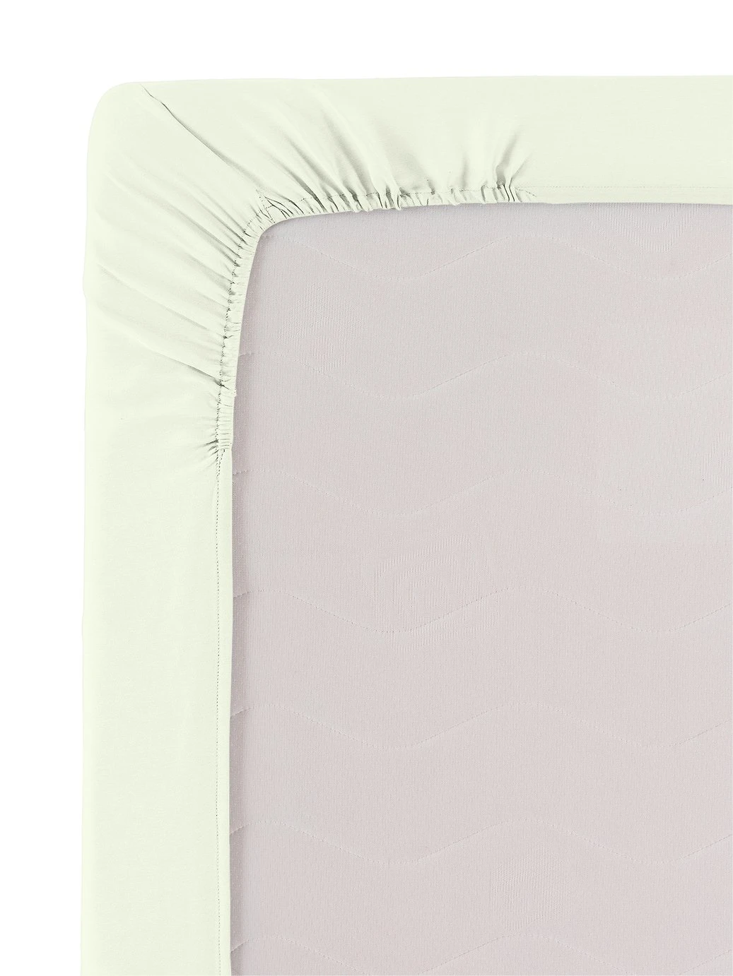 Habitat Pure Cotton 200TC Cream Deep Fitted Sheet - Single - Image 2