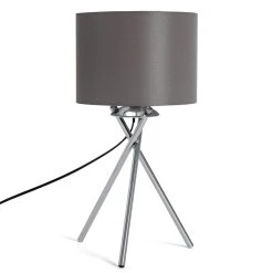 Habitat Tripod Table Lamp - Grey And Chrome