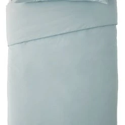 Habitat Cotton Rich Plain Duck Egg Bedding Set - Single