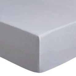 Habitat Cotton Brushed White Fitted Sheet - Toddler