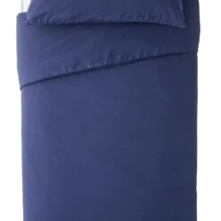 Habitat Cotton Rich Plain Navy Bedding Set - Single