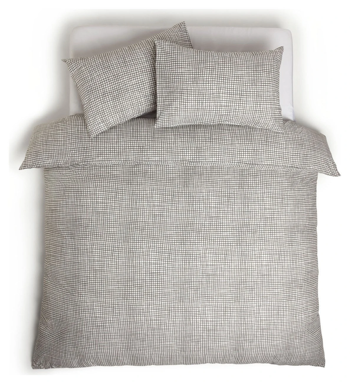 Habitat Cotton Willow Black & White Bedding Set - Double - Image 3