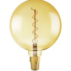 Osram 28W ES LED G200 Vintage Gold Light Bulb