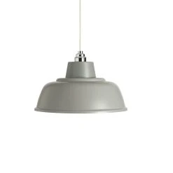 Habitat Core Metal Pendant Shade - Flint Grey