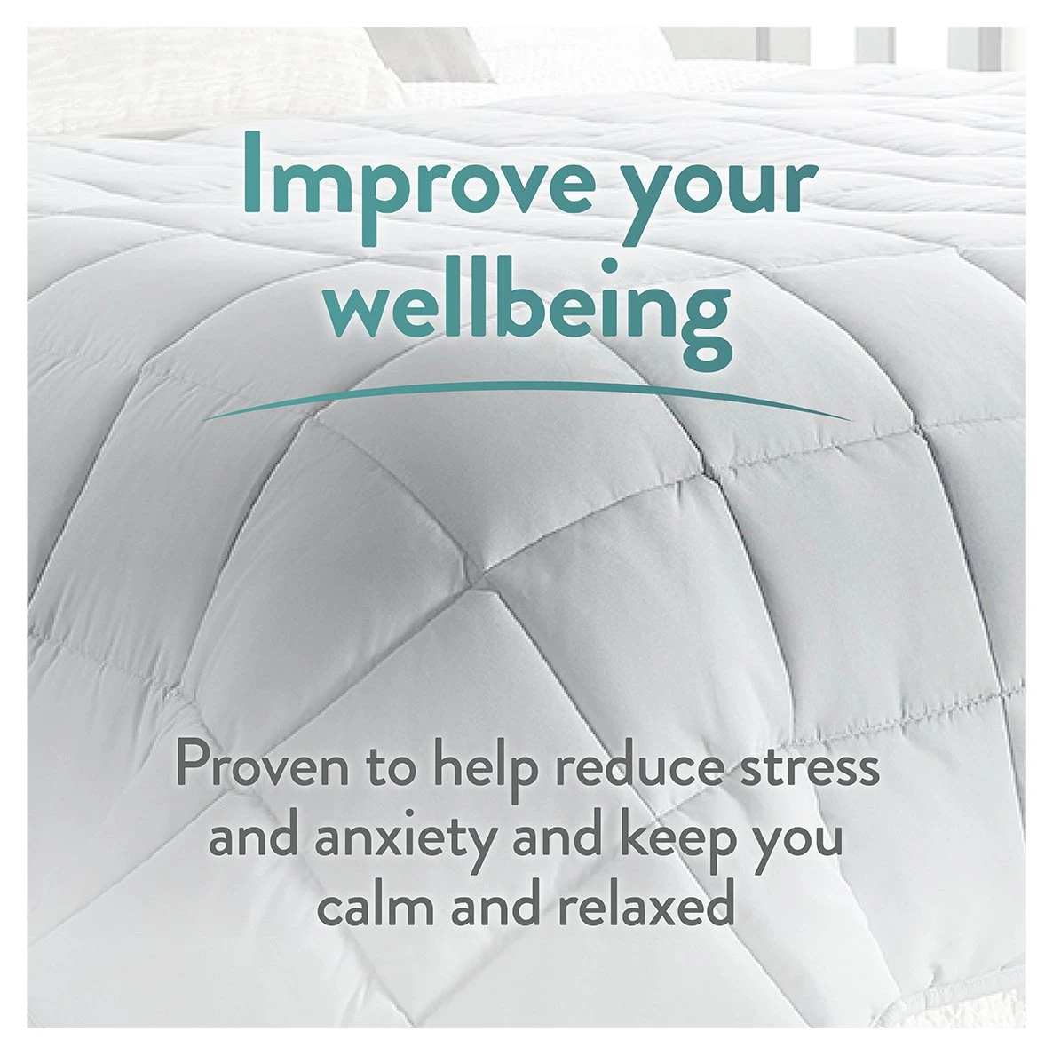 Slumberdown Wellbeing Weighted Adults Blanket - 7kg - Image 4