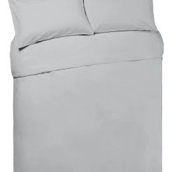 Habitat Cotton Anti Microbial Dove Grey Bedding Set-Kingsize