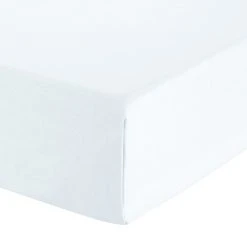 Habitat Cotton Rich Plain White Flat Sheet - Single