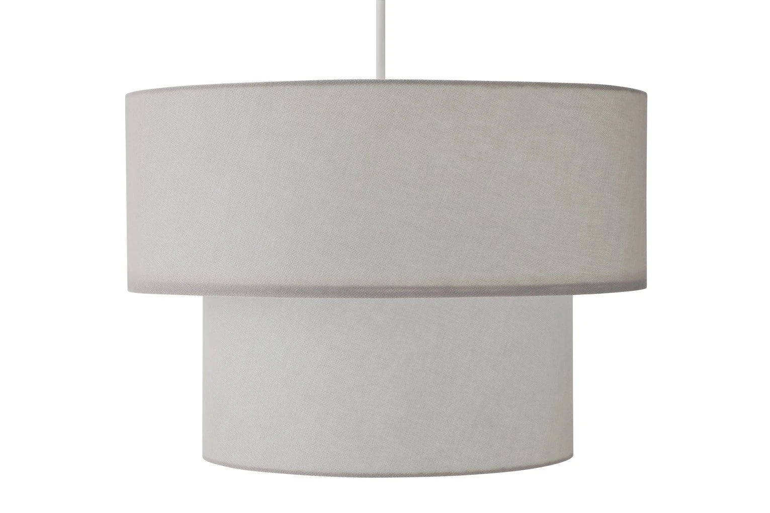 Habitat 2 Tier Linen Mix Shade - Grey - Image 2