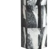 Habitat Whiteleaf Printed Column Floor Lamp - Black & White