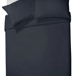 Habitat Pure Cotton 200TC Navy Bedding Set - Double