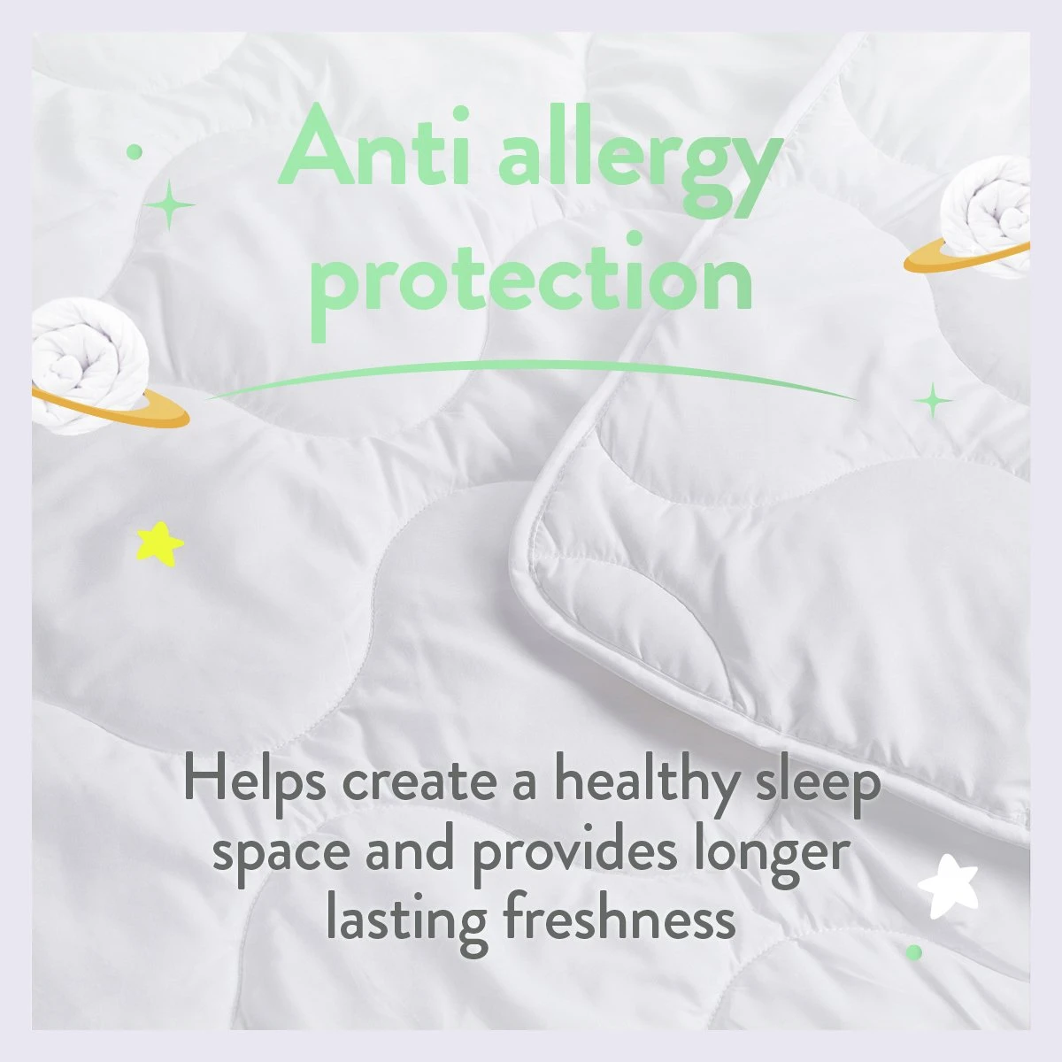 Slumberdown Anti Bacterial 4 Tog Kids Duvet - Toddler - Image 9