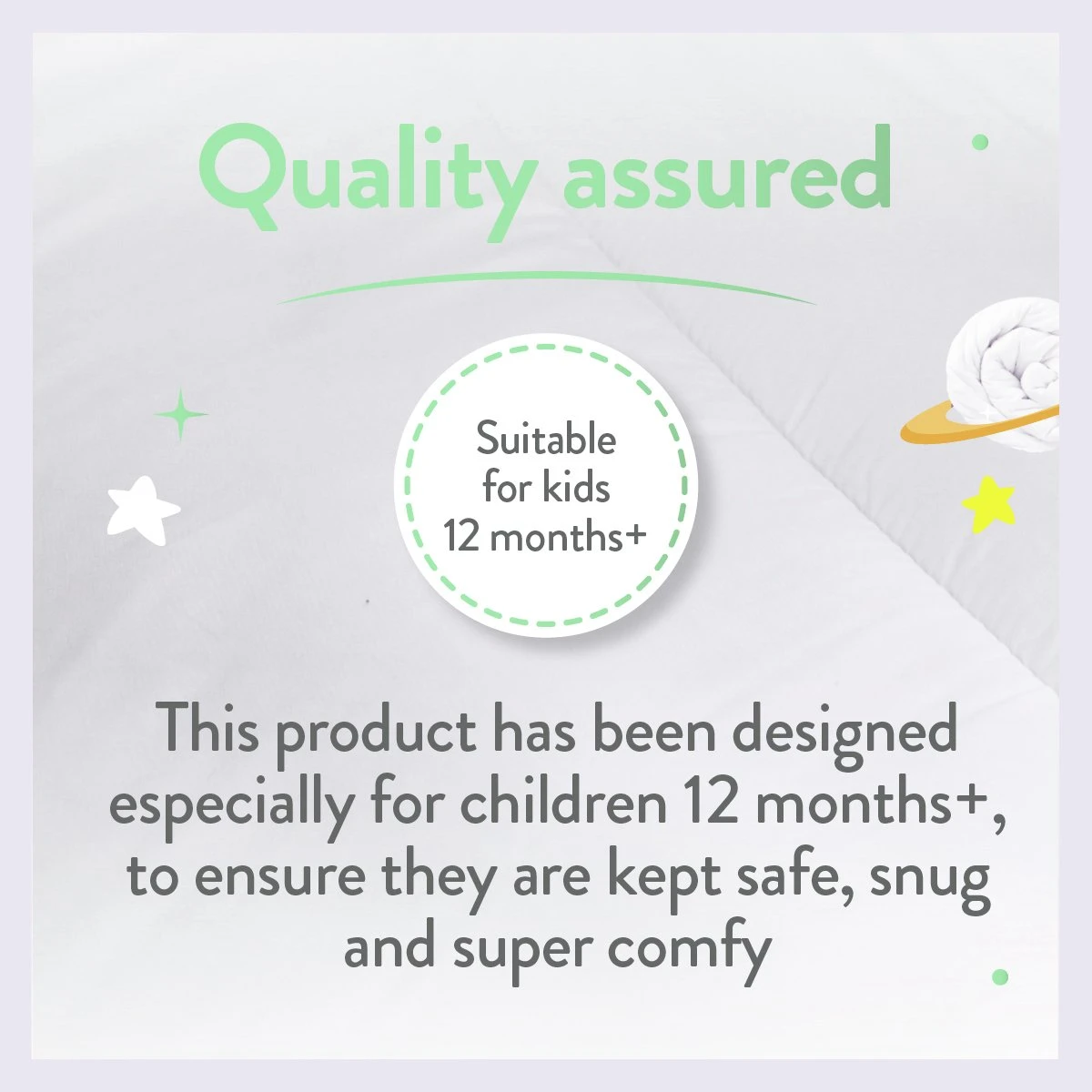 Slumberdown Anti Bacterial 4 Tog Kids Duvet - Toddler - Image 15