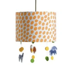 Habitat Kids Drum Dash Print & Hanging Animal Ceiling Shade