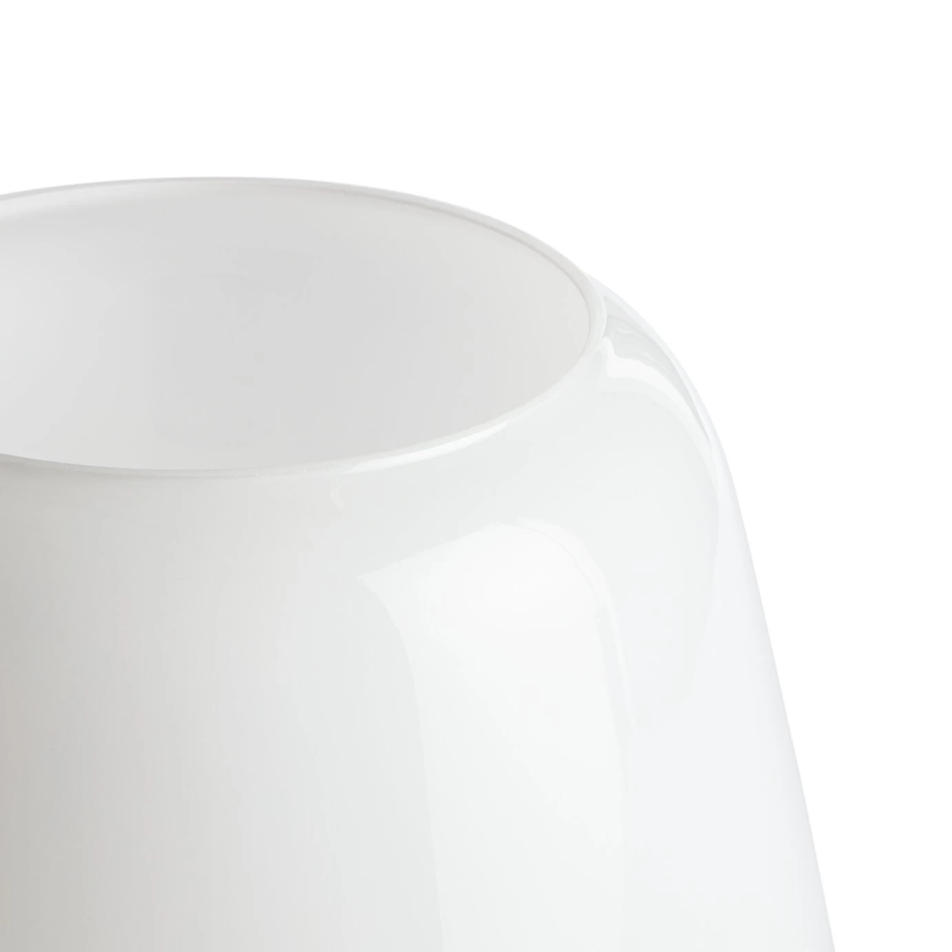 Habitat Lucetta Glass Table Lamp - White - Image 3