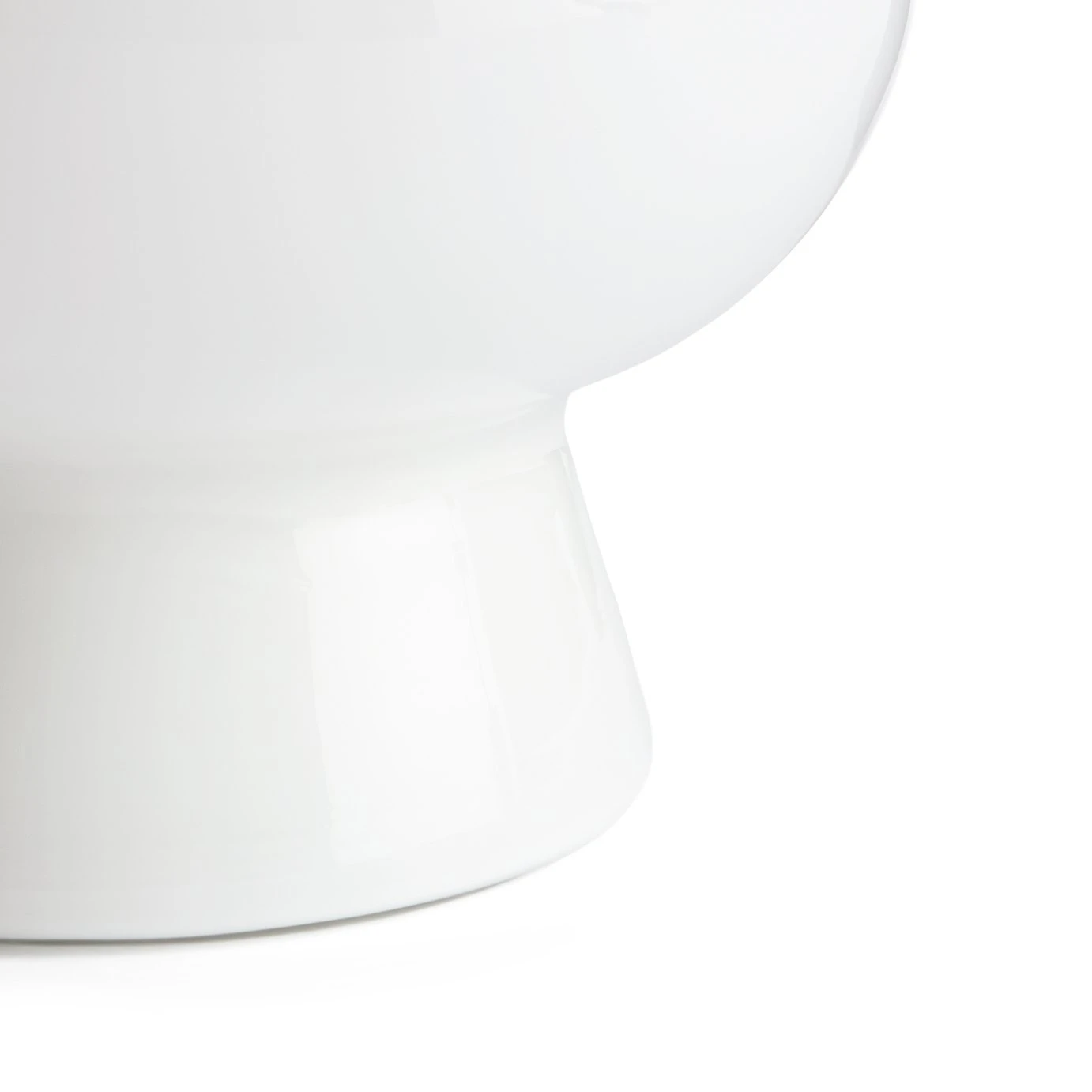 Habitat Lucetta Glass Table Lamp - White - Image 4