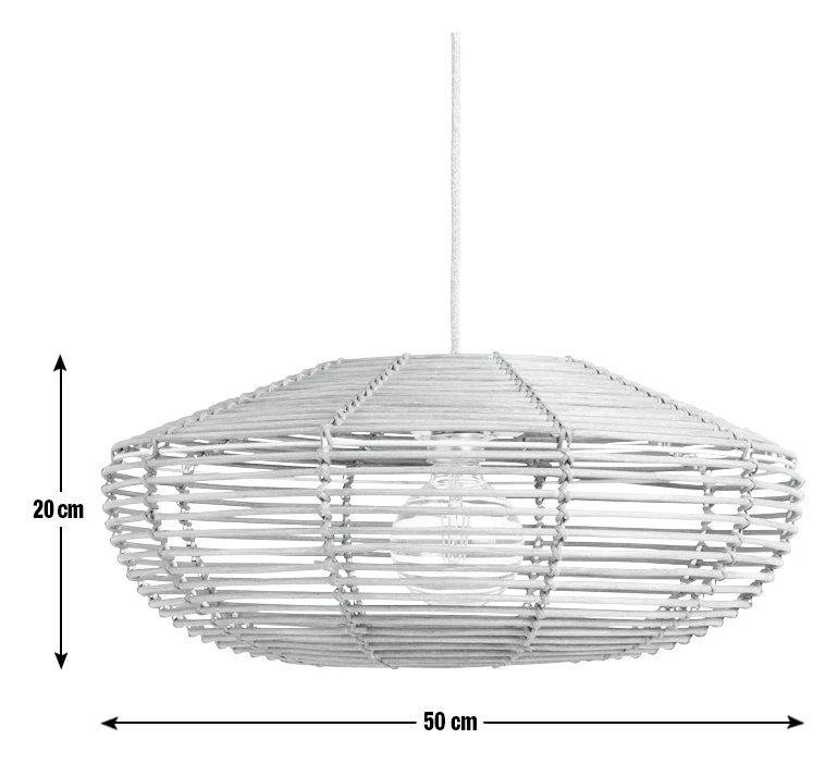 Habitat Mariana Rattan Pendant Shade - Bamboo - Image 3